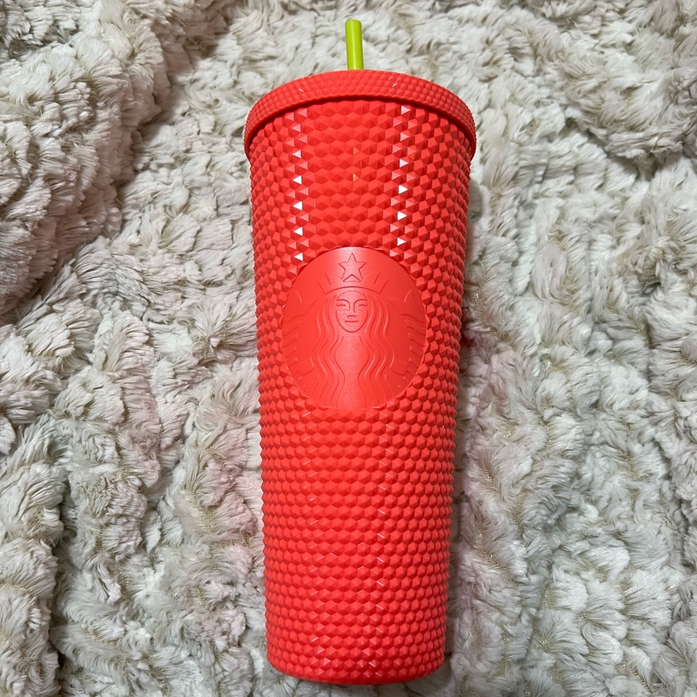 Summer Pink Starbucks Bling Cup